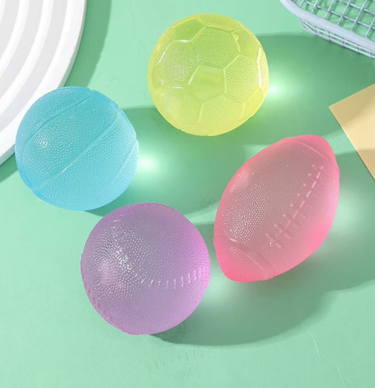 Sugar Filled Sports Ball Squishy Toy