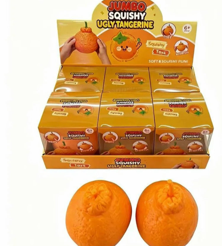 Crunchy Orange Squishy Toy