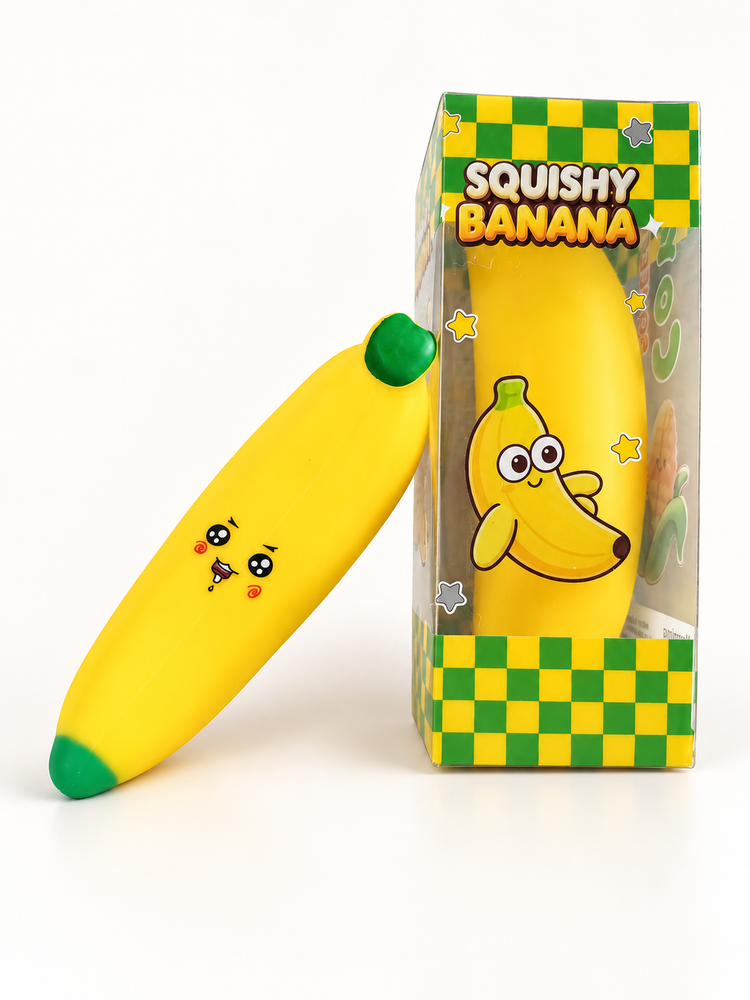 Cruchy Banana Sensory Squishy Toy