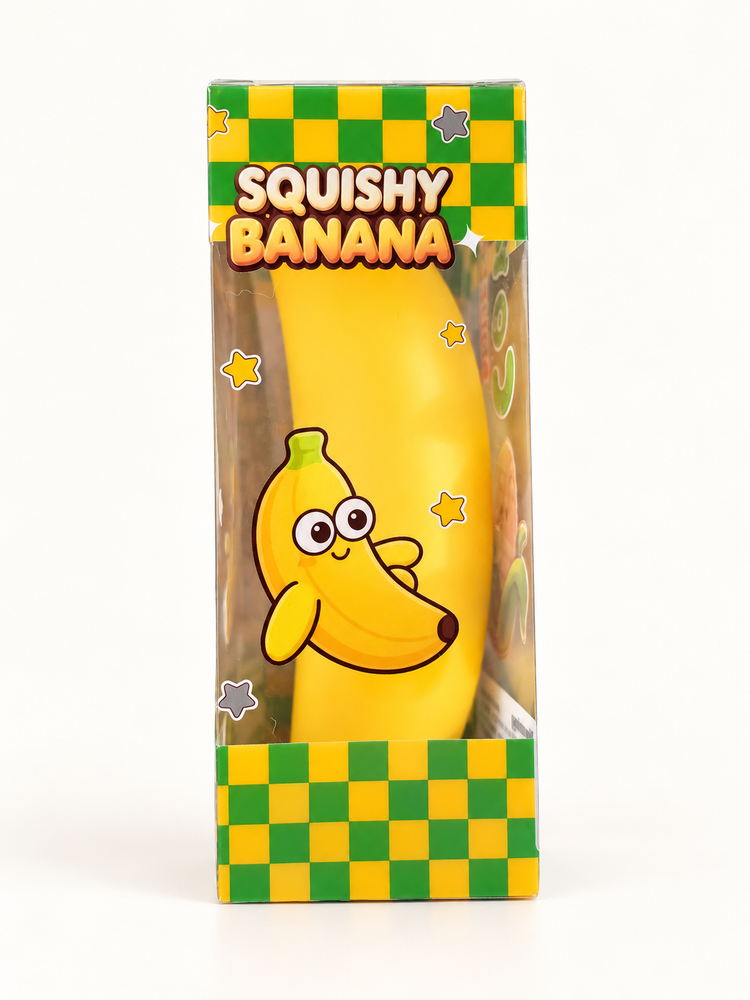 Cruchy Banana Sensory Squishy Toy