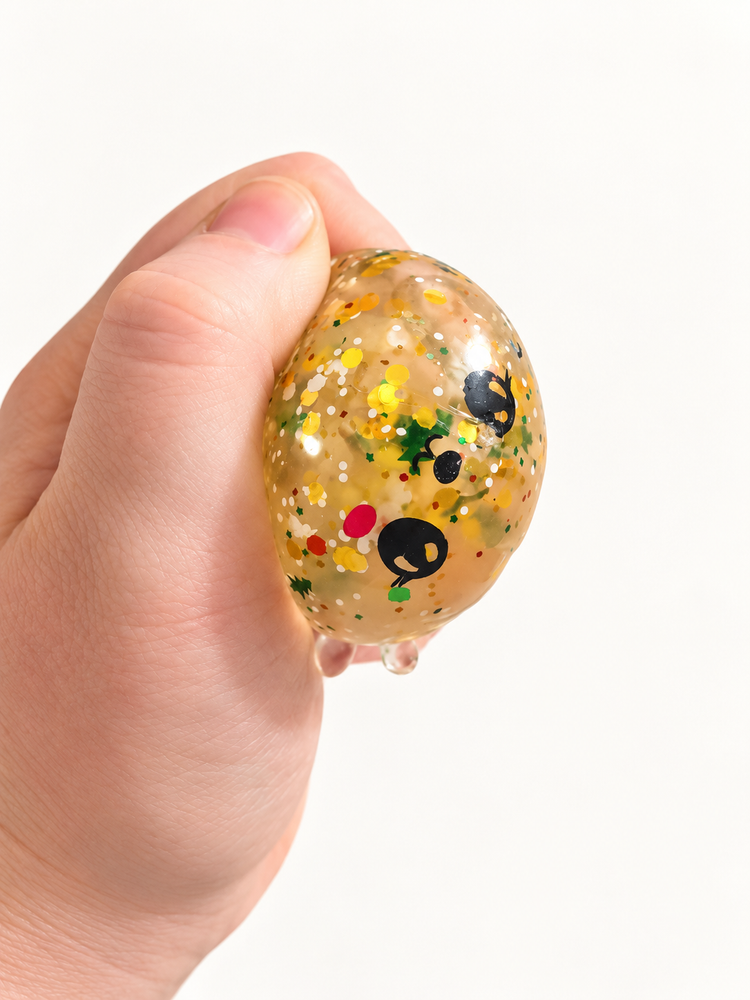 Reindeer Mini Holiday Glitter Dumpling